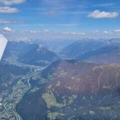 Flugwegposition um 12:17:37: Aufgenommen in der Nähe von Gemeinde Zams, Österreich in 3173 Meter
